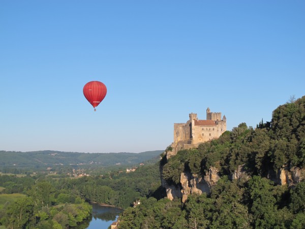 Beynac en montgolfière